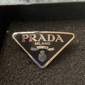Prada Metal Hair Clip | Excellent Condition | 9/10
